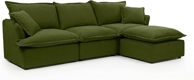 5 Seat V Shape Modular Sectional Couch Sofa