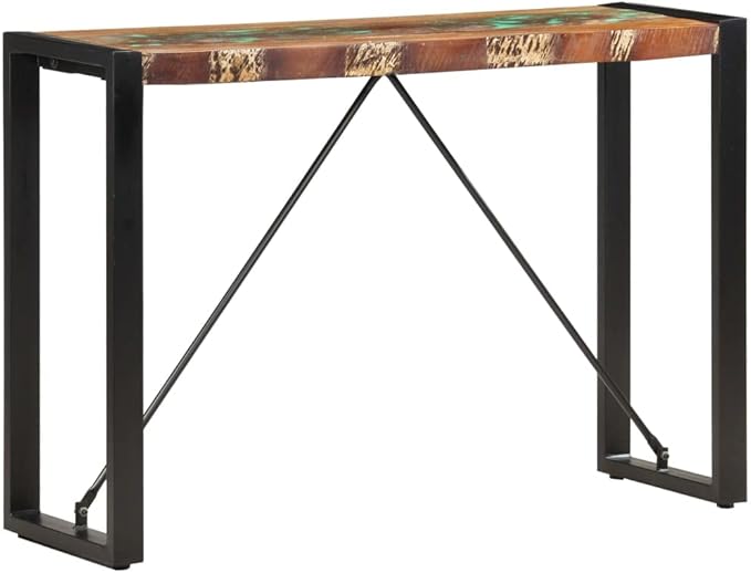 Console Table 43.3"x13.8"x29.9" Solid Reclaimed Wood, End Tables, Accent Tables