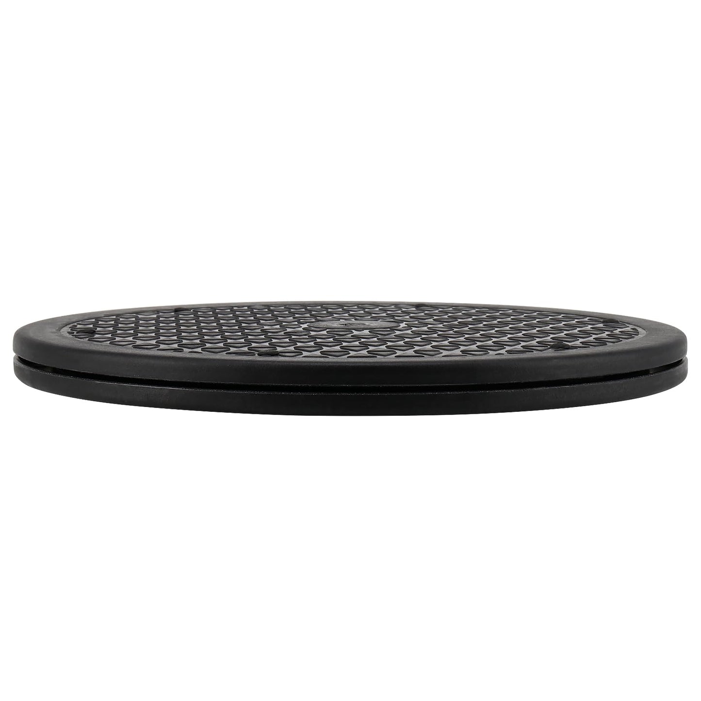 MUKCHAP 6PCS 10 Inch Rotating Swivel Stand, 360 Degree Black Bonsai Turntable with Steel Ball, Rotating Displaying Stand for Table Top, Monitor, Plant