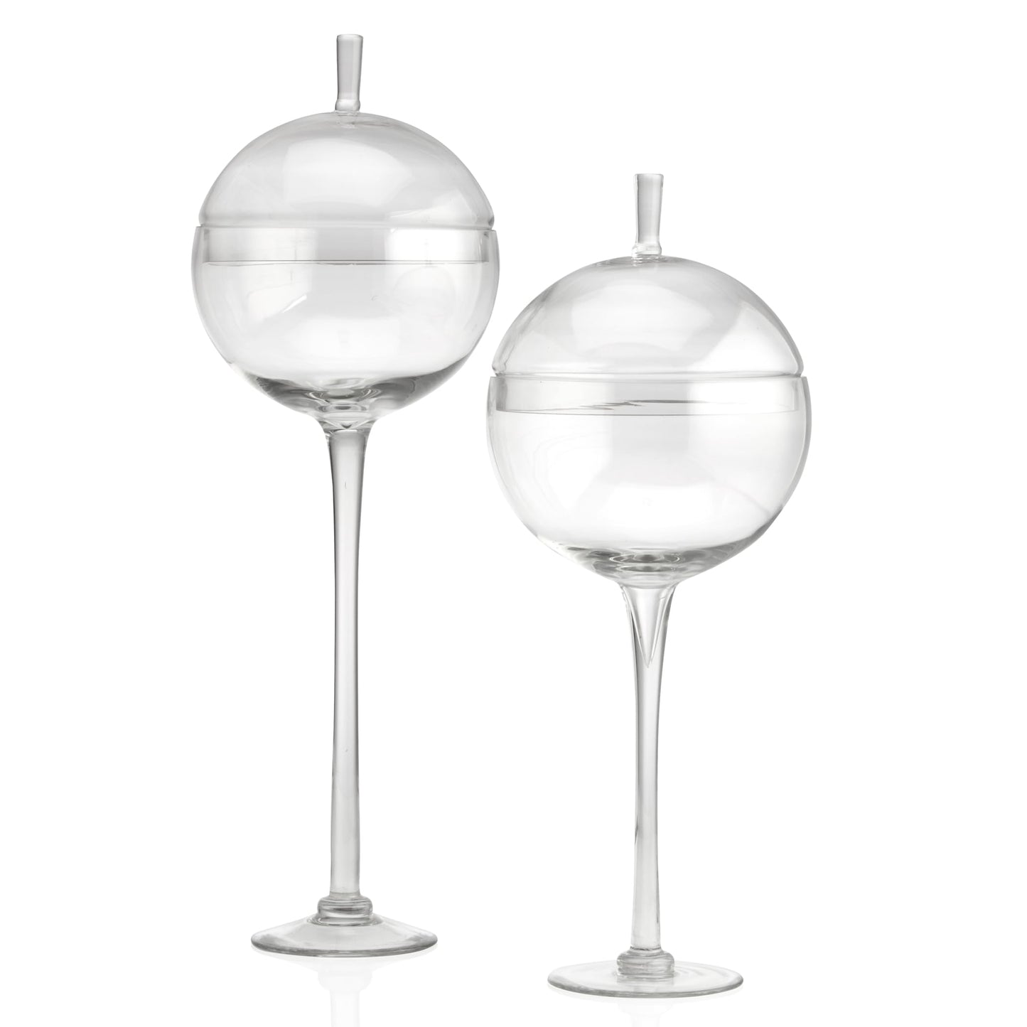Z Gallerie Jules Glass Cloche, Hand-Blown Glasses Display Dome for Decorative Showcase Elegant Terrarium for Curated Home Decor, Artistic Canister for Sentimental Displays, Clear, 24"