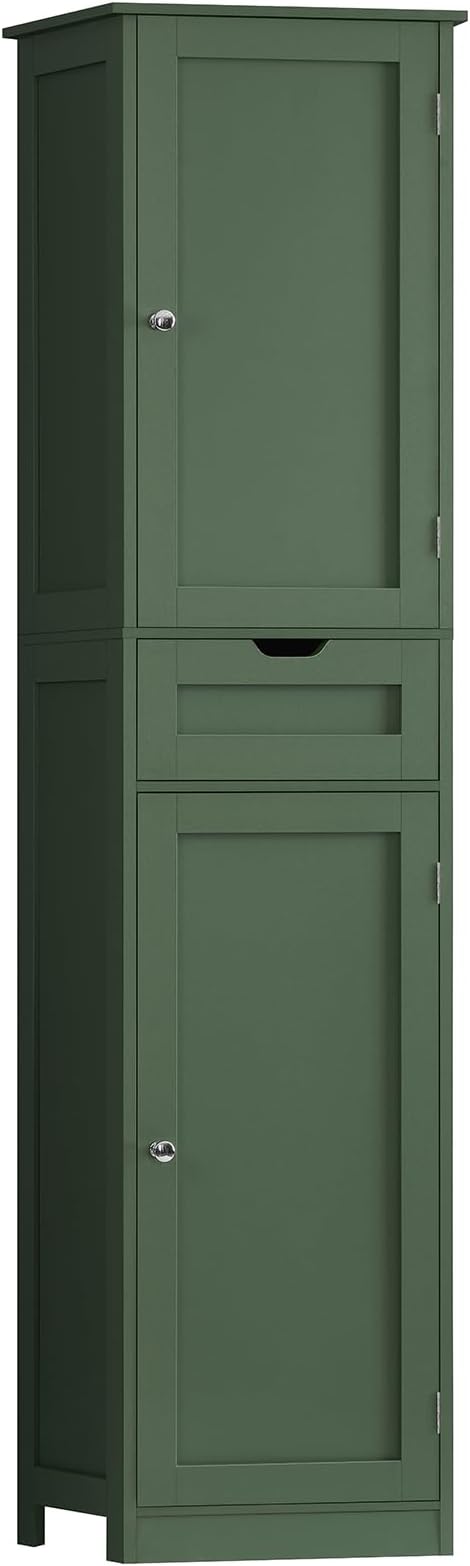 Iwell Tall Bathroom Storage Cabinet