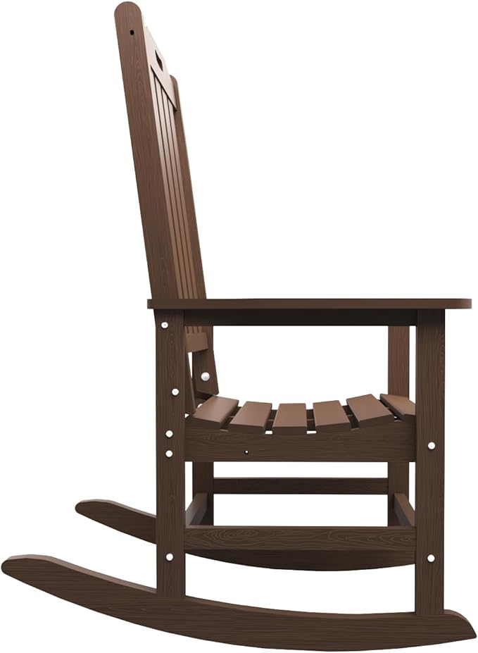 THOEOE Oversized Rocking Chair Set of 2, Outdoor Rocking Chair