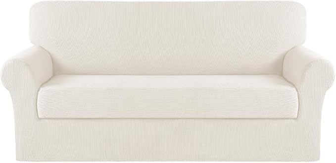 Turquoize Stretch Sofa Slipcover 2 Pieces Sofa Cover Couch Cover