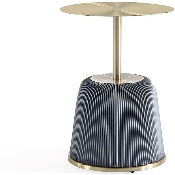 Manhattan Comfort Anderson Modern 15.75" Round End Tables 1.0