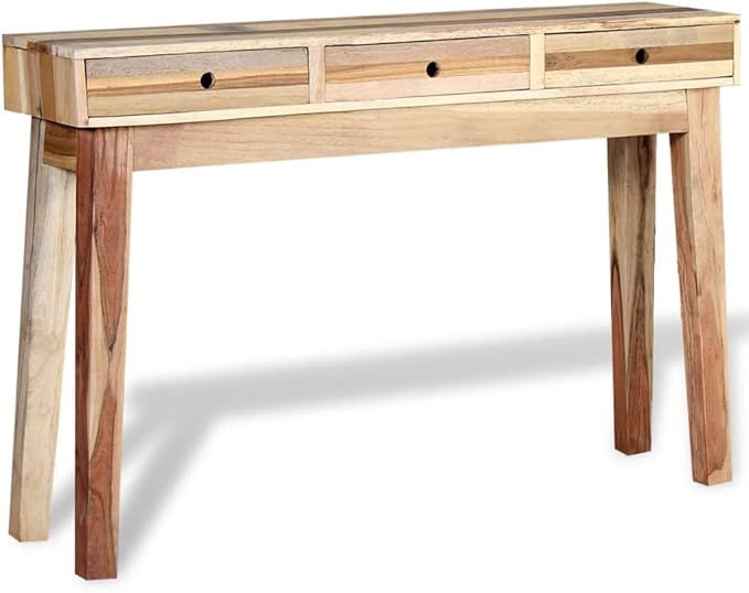 SKM Console Table Solid Reclaimed Wood