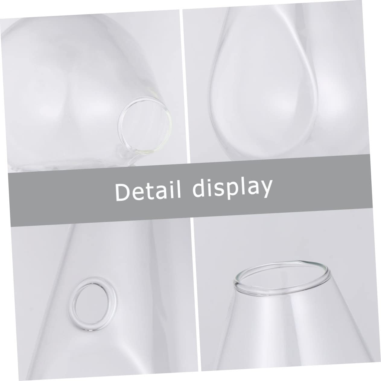 KESYOO 1pc Water Drop Flower Holder Wall Mounted Fish Tank and Plant Vase for Hydroponics Decorative Container for Home Hotel