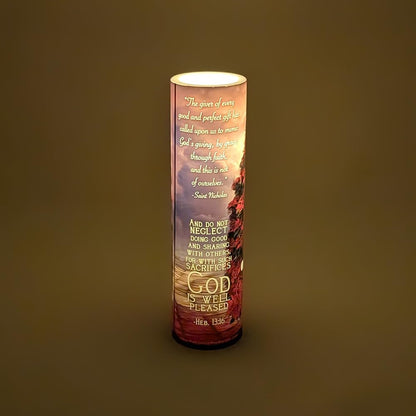 St Nicholas, LED Flameless Devotional Prayer Candle, THE SAINTS COLLECTION