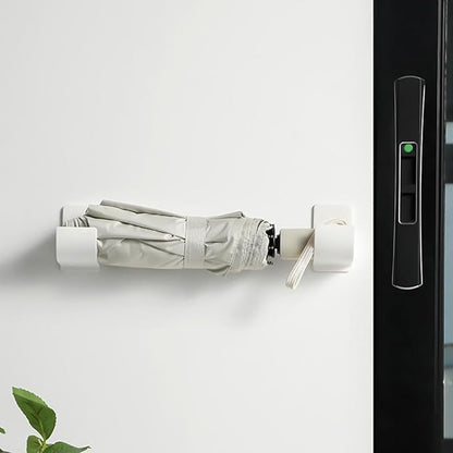 4 Pcs No Punching Trash Bag Dispenser Plastic Bag Holder,Wall Mounted Plastic Bag Organizer Grocery Bag Holder White Garbage Trash Bag Holder For Home Organization Kitchen Organizers And Storage