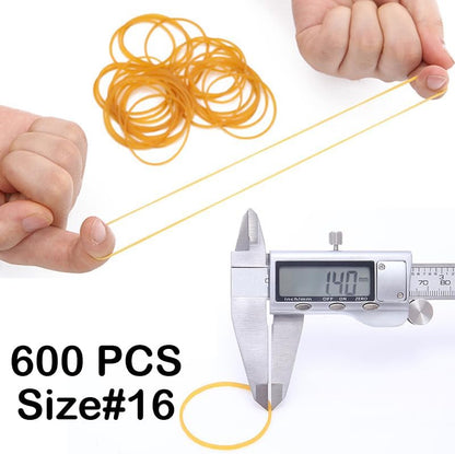 Rubber Bands Size16 Elastic Rubber Band #16 yellow 600Pcs rubber bands office supplies File Folders Litter Box