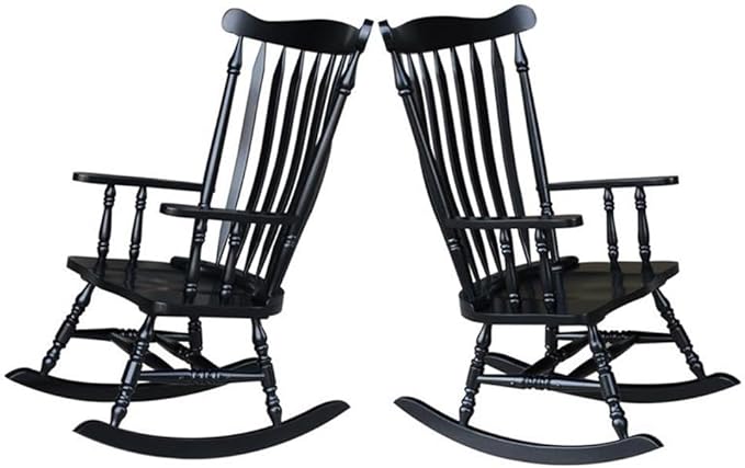 International Concepts Williamsburg Rocker Antique Black
