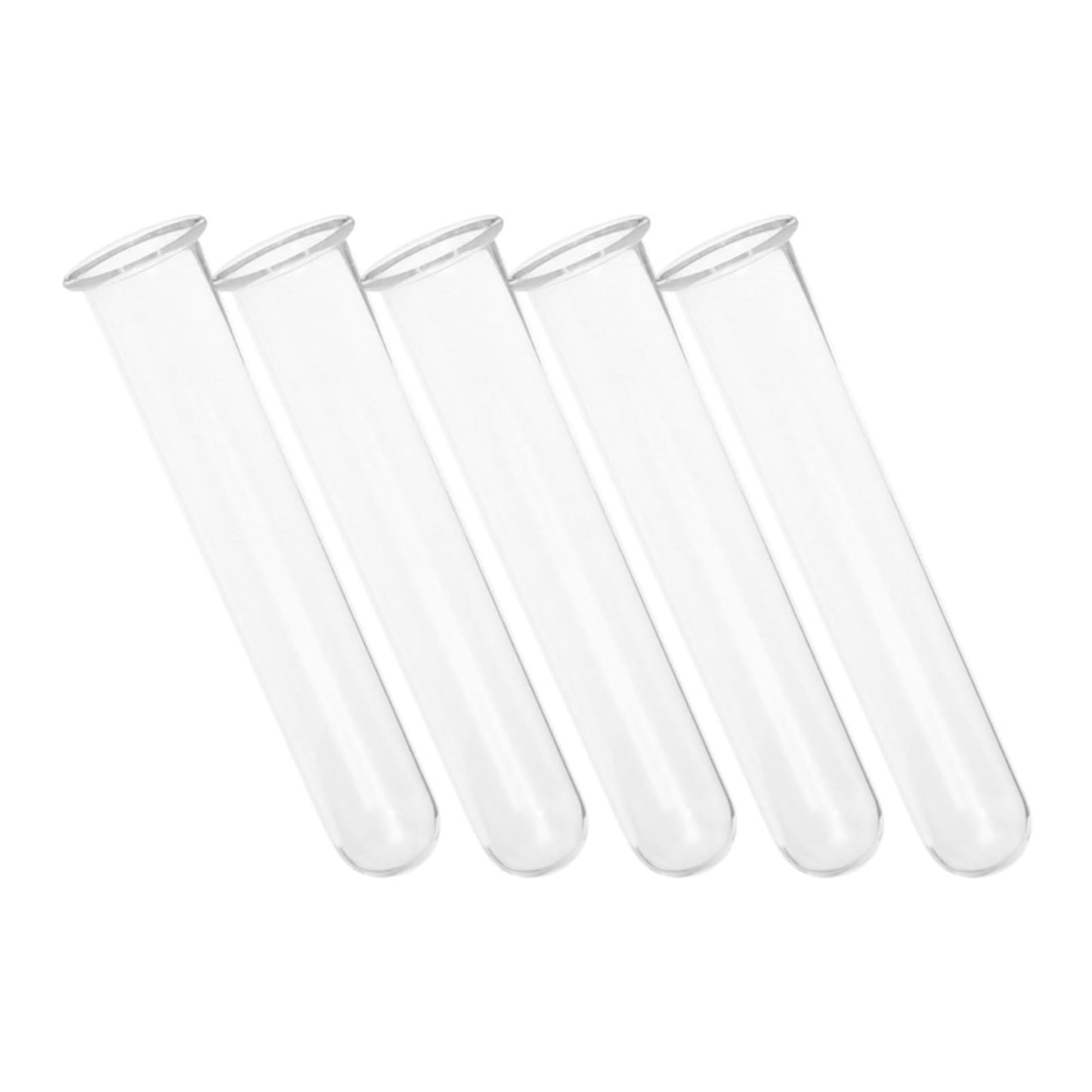 Abaodam 5Pcs Hydroponics Test Tube Vase Transparent Glass Propagation Vases for Indoor Plants Stylish Home Decor for Flower Arrangements and Terrarium Display