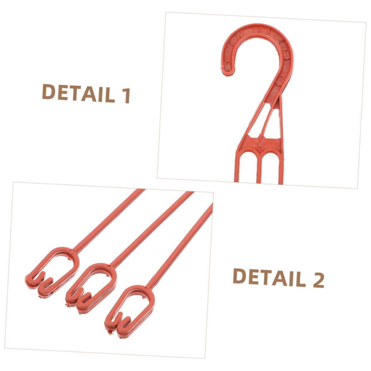 GALPADA 60pcs Sturdy Flowerpot Hooks Hanging Plant Holders for Balcony Railing Hangers
