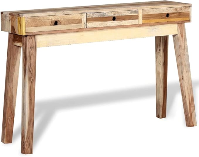 SKM Console Table Solid Reclaimed Wood