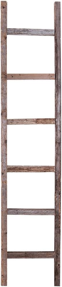 BARNWOODUSA Rustic Decorative Ladder
