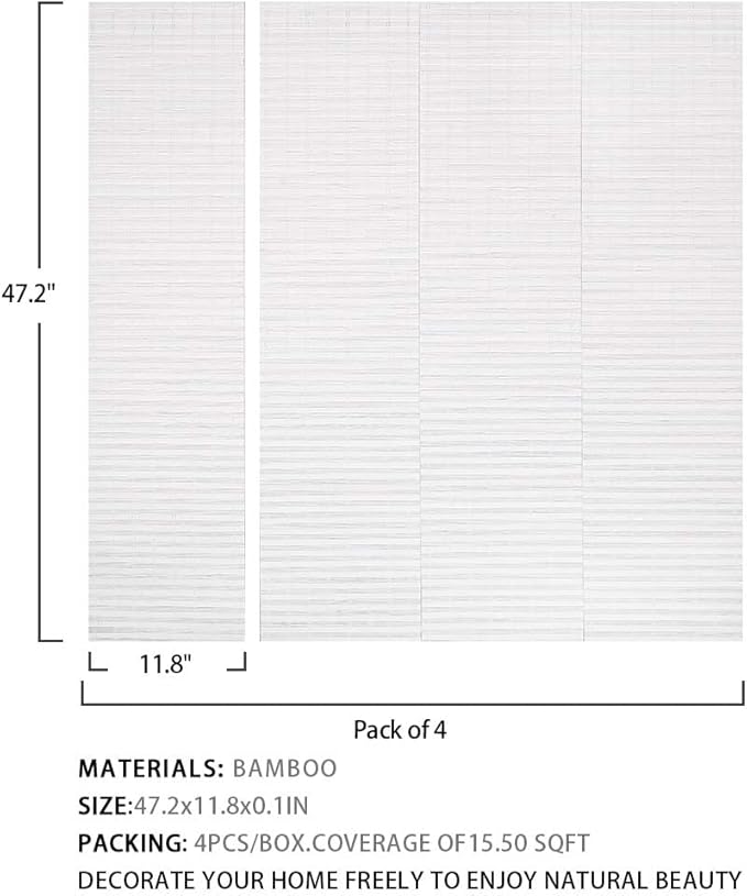 SINGULARWOOD Bamboo Wall Paneling