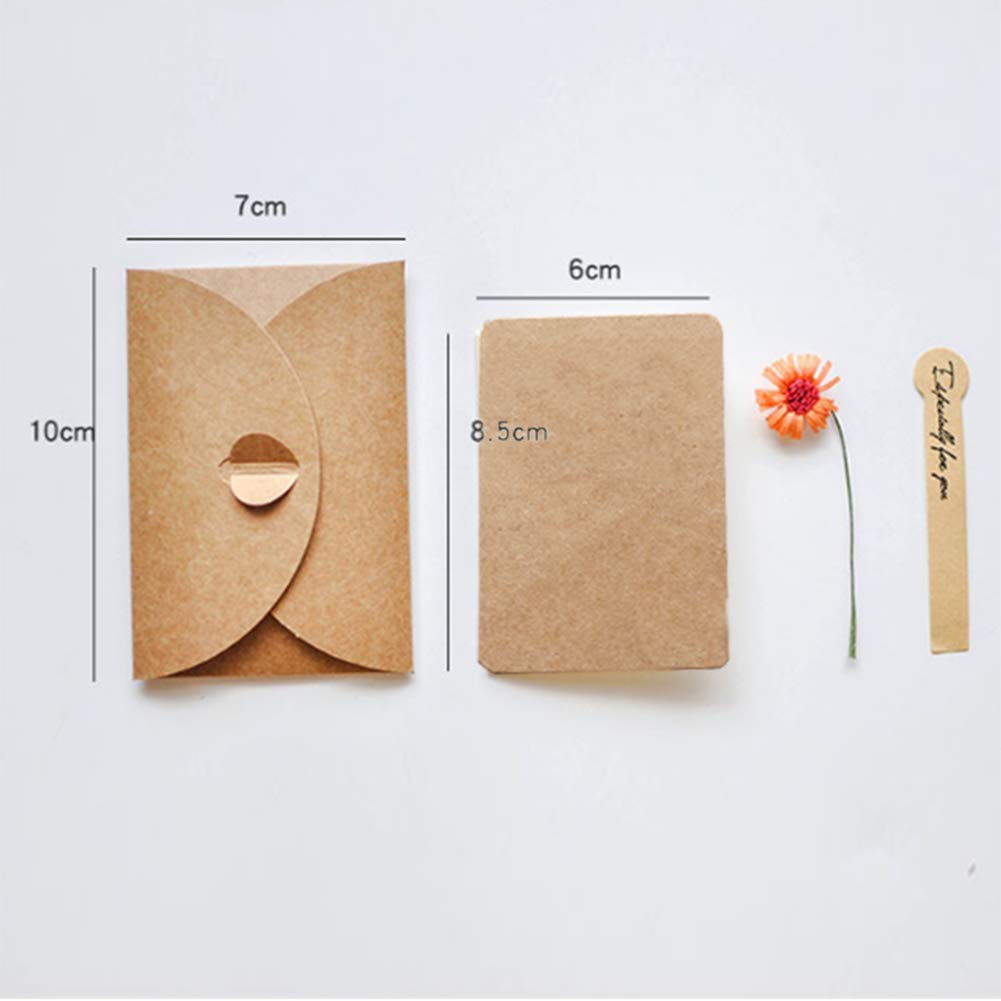 AECIH Flower Thank You Card 12 Pack All Occasion Greeting Card Handmade Invitation Card with Envelopes