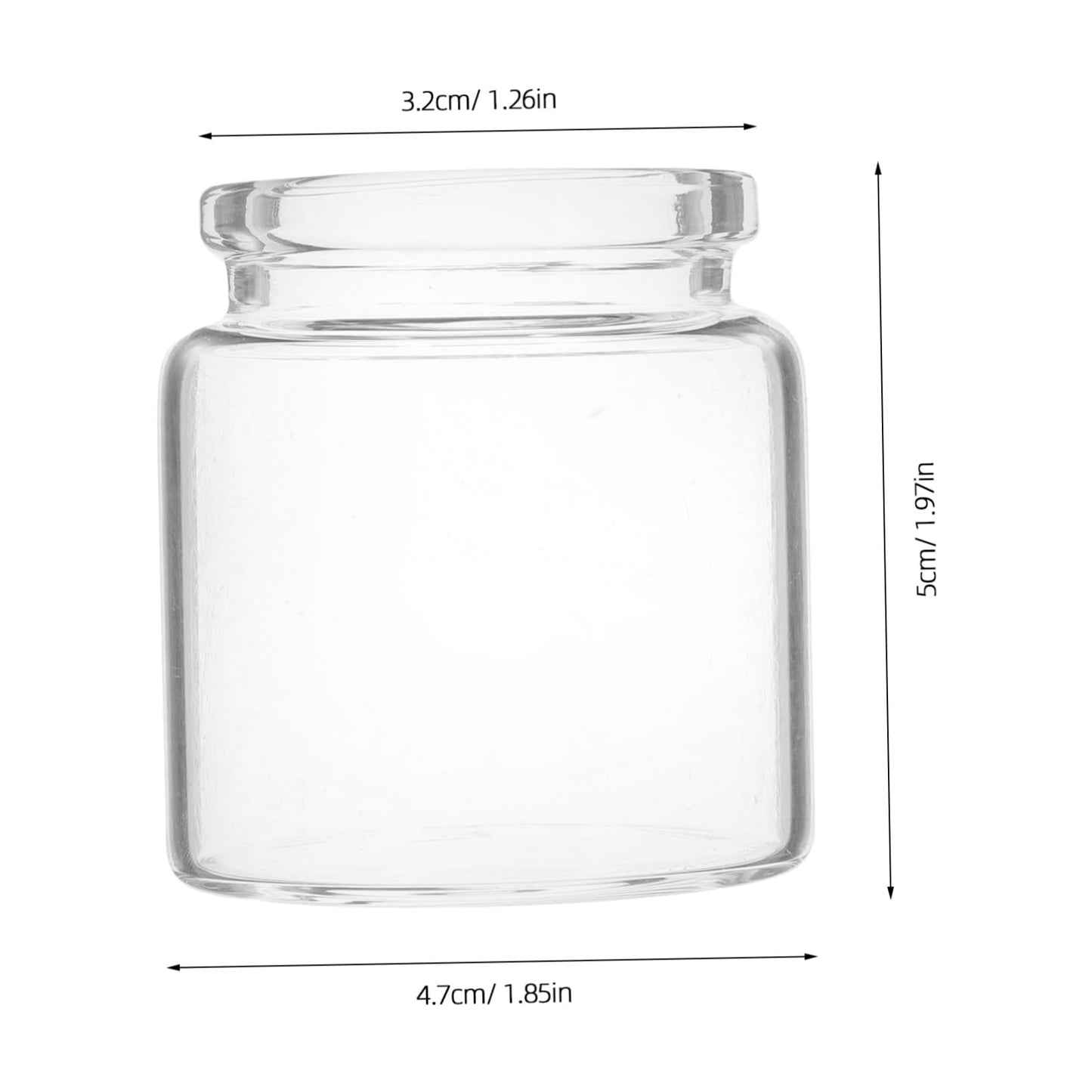 Toyvian 10pcs Mini Glass Bottles for Succulent Plants Micro Landscape Terrarium Vases for Propagation and Greenery Decoration Diameter Height for Succulents and Low Maintenance Displays