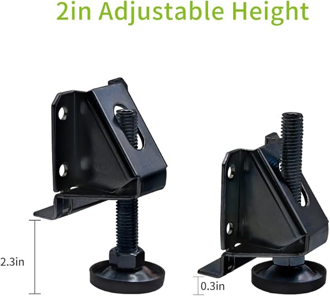 DkOvn 8 Pack Heavy Duty Furniture Leg Levelers, Leveling Feet