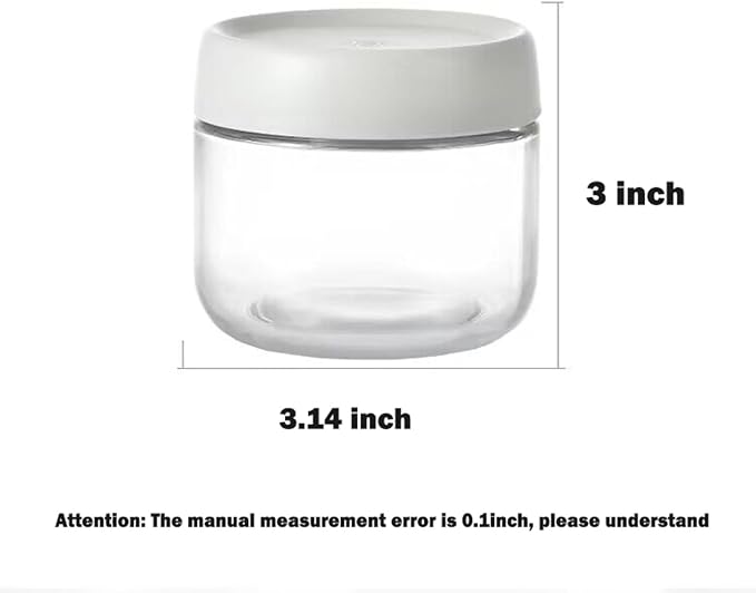Glass Jar with Scew Lid, Overnight Oats Jars, Condiment Salad Dressing Sauce Meal Prep Containers, 10oz Wide Mouth Food Jars for Baby Food Snacks Sugar Spice, Glass Food Storage Containers Airtight