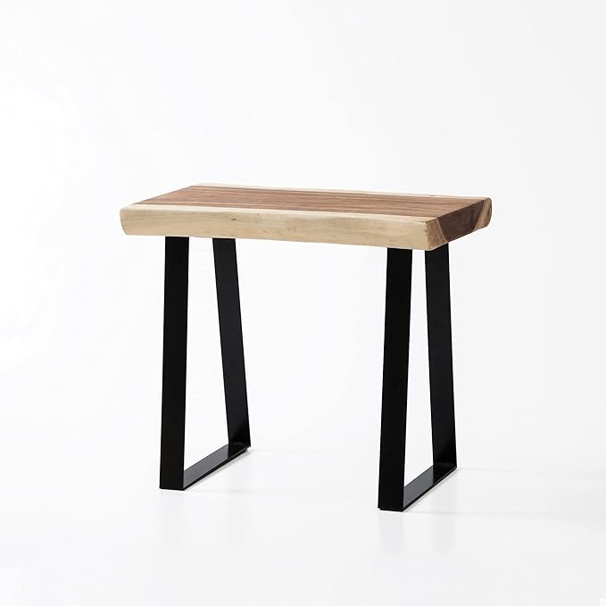 Greenage Natural Wood Rectangle Bench 20"x14"x18" Coffee Side Table