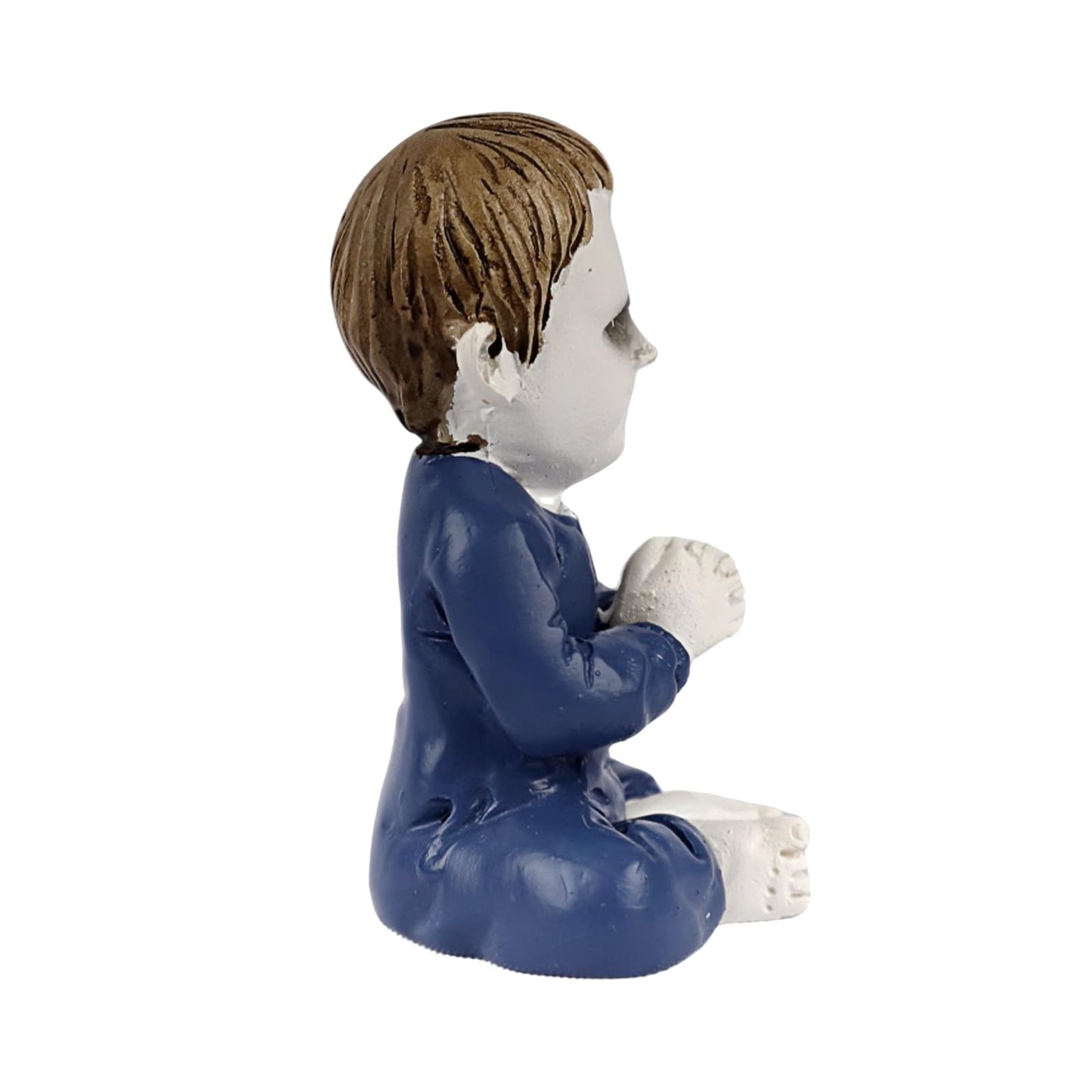 YYPLIAN Ghost Baby Doll Figurines, Halloween Scary Resin Small Statue Creepy Zombie Baby Statue Decor Desk Decor (D)