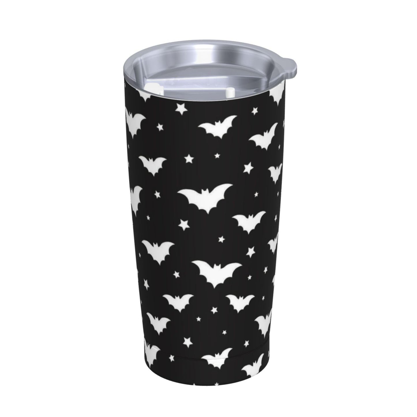 TOUNHEYA Halloween Bats Tumbler with Lid and Straw Gothic 20oz Insulated Stainless Steel Cup Spooky Travel Coffee Mug Water Bottle for Women Gift for Birthday Christmas