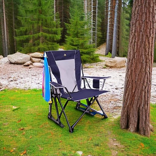 GCI Outdoor Comfort Pro Rocker Collapsible Rocking Chair & Outdoor Camping Chair