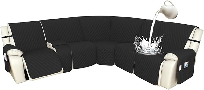 Arfntevss Recliner Sectional Couch Covers 1OO% Waterproof L Shape Sofa Cover