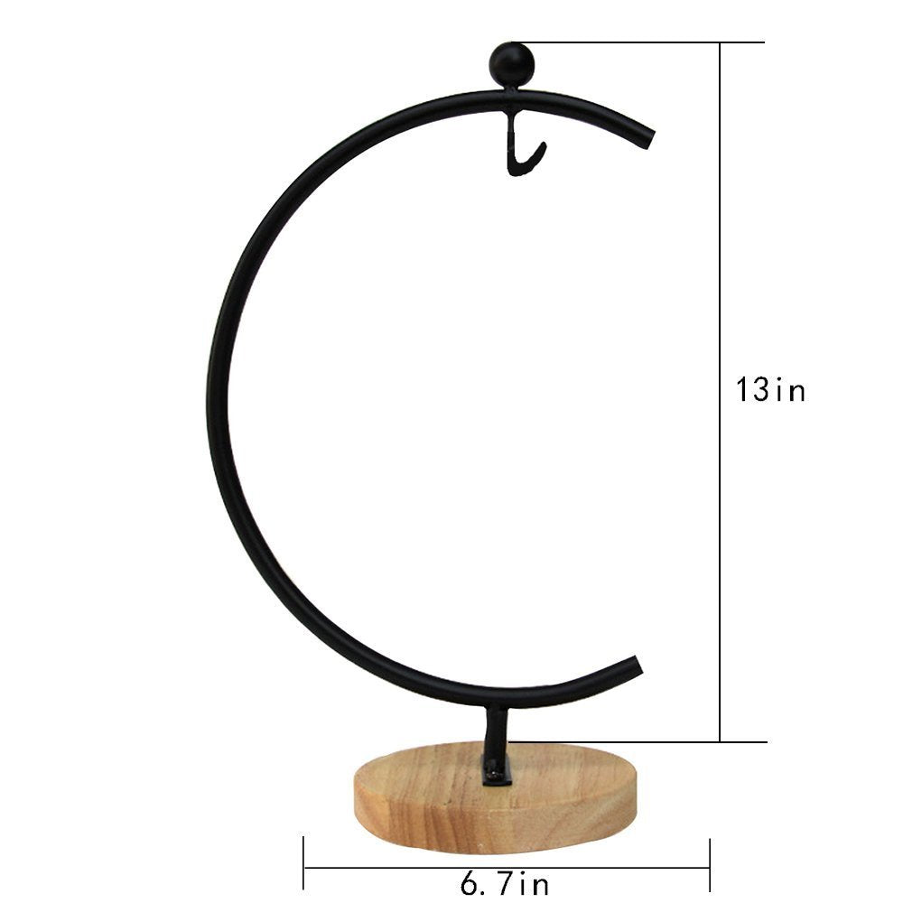 YY YEARCHY Ornament Display Stand Metal Stand Terrarium Air Plant Stand Flower Pot Holder Iron Pothook Stand for Hanging Glass Globe Ball