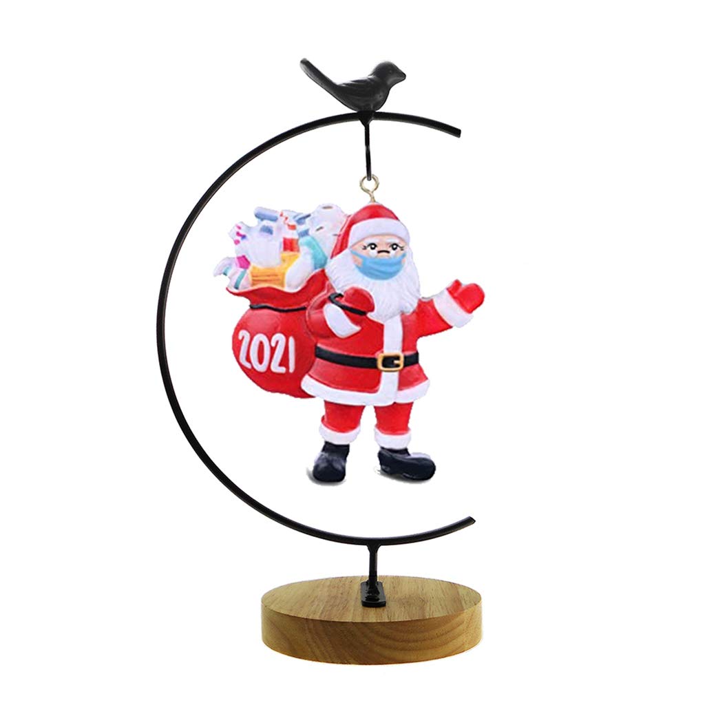 CXLE Ornament Display Stand, Ornament Stand Holder Iron Pothook Stand for Hanging Glass Globe Air Plant Terrarium, Witch Ball, Christmas Ornament and Home Wedding Decoration