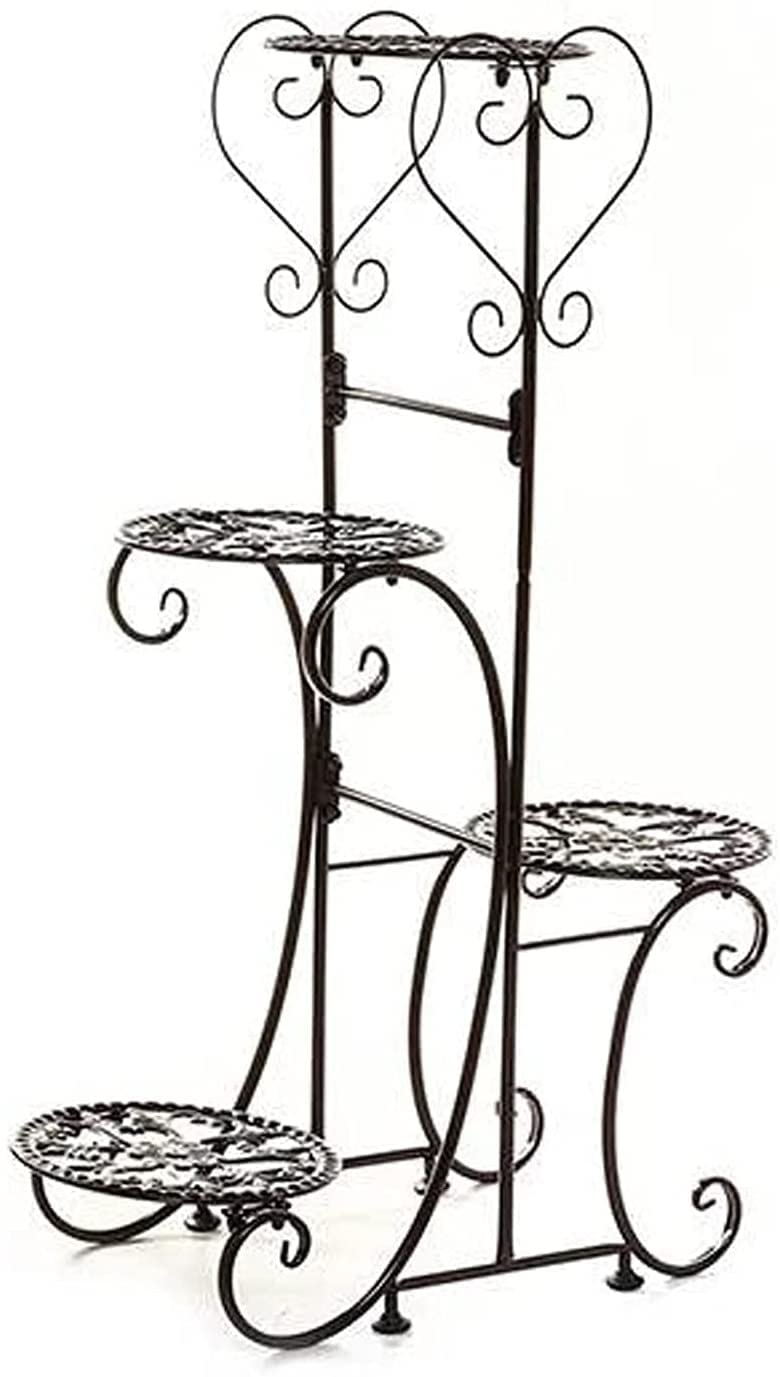 ZEELYDE Plant Stand,Tricycle Plant Stand Flower Pot Cart Bicycle Holder Rack for Home Garden Patio Flower Shelf