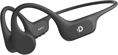 DEMICEA Open Ear Sport Headphones, Soft Silicone Wireless Bone Conduction Earphones, Powerful Bass, 10H Lasting, Multipoint Capable, Quick Charge, Built-in 32GB MP3