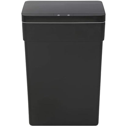 BestOffice 13 Gallon Trash Can Automatic Kitchen Trash Can Touch Free High-Capacity Garbage Can with Lid for Bedroom Bathroom Home Office 50 Liter (Black, 1) (1, Black)