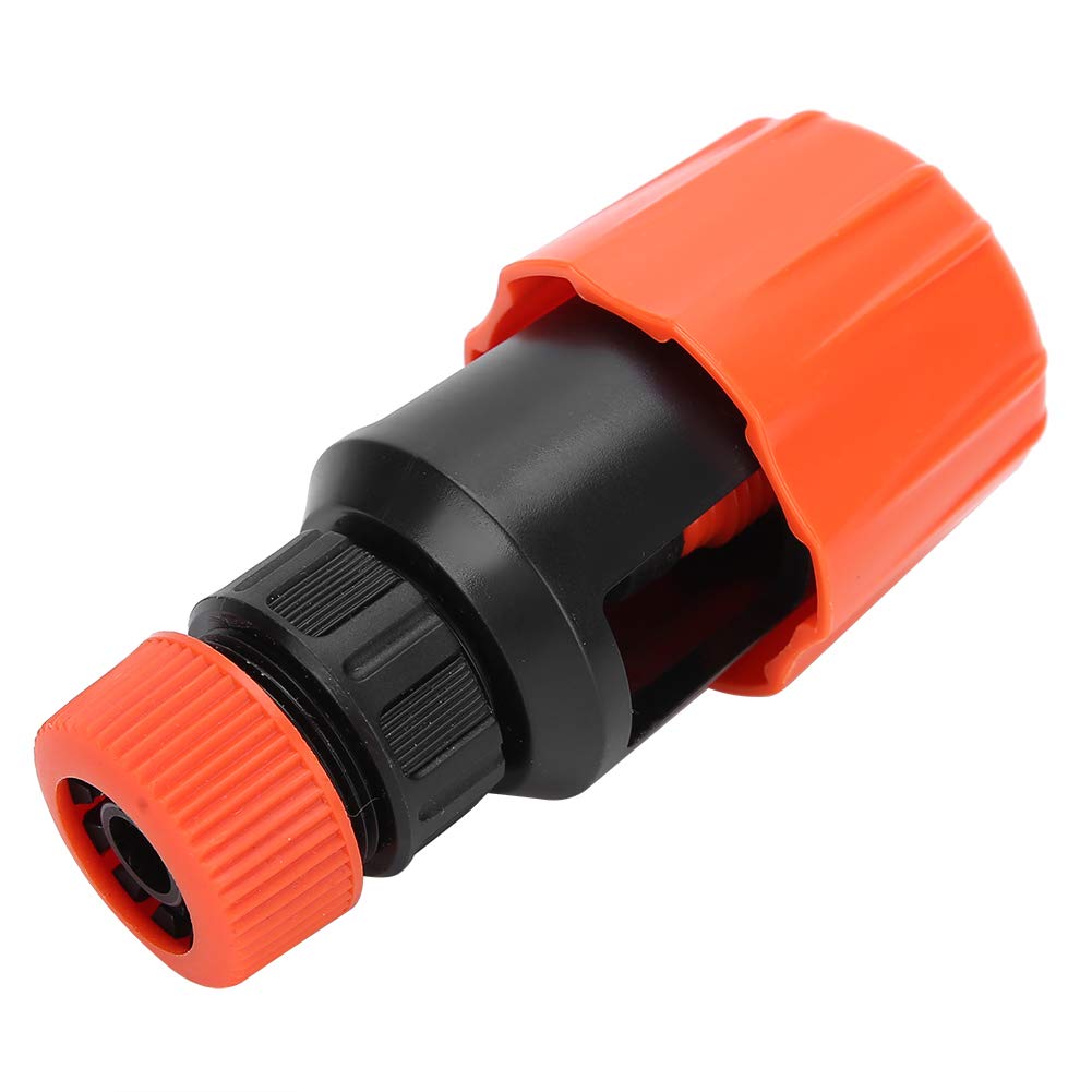 Water Connector Universal Tap to Garden Hose Pipe Connector, Mixer Kitchen Tap Adapter Faucet Adapter Hose Connector for Indoor, Outdoor, Garden, Patio, Watering Irrigation Tool (Orange)