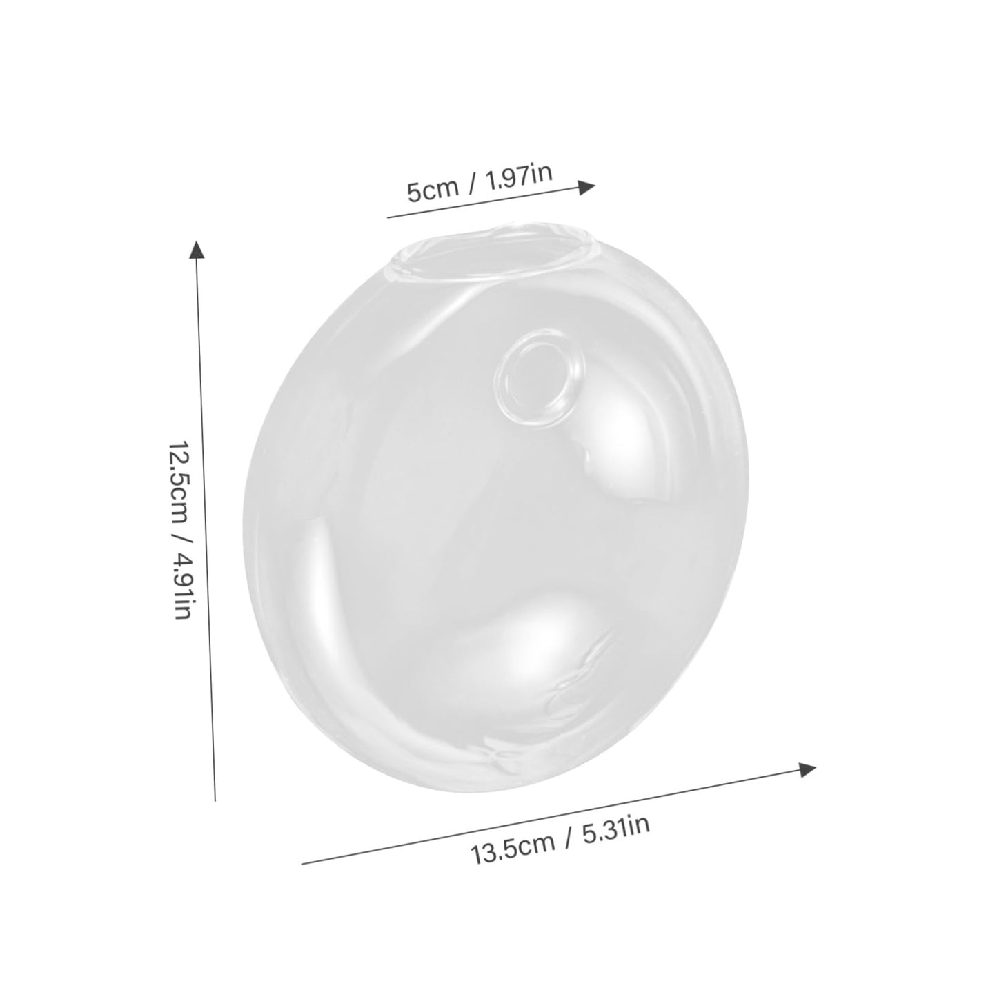 Yardenfun Wall Mounted Hydroponic Vase Glass Terrarium Planter for Indoor Plants Stylish Hanging Wall Planter for Home Decoration