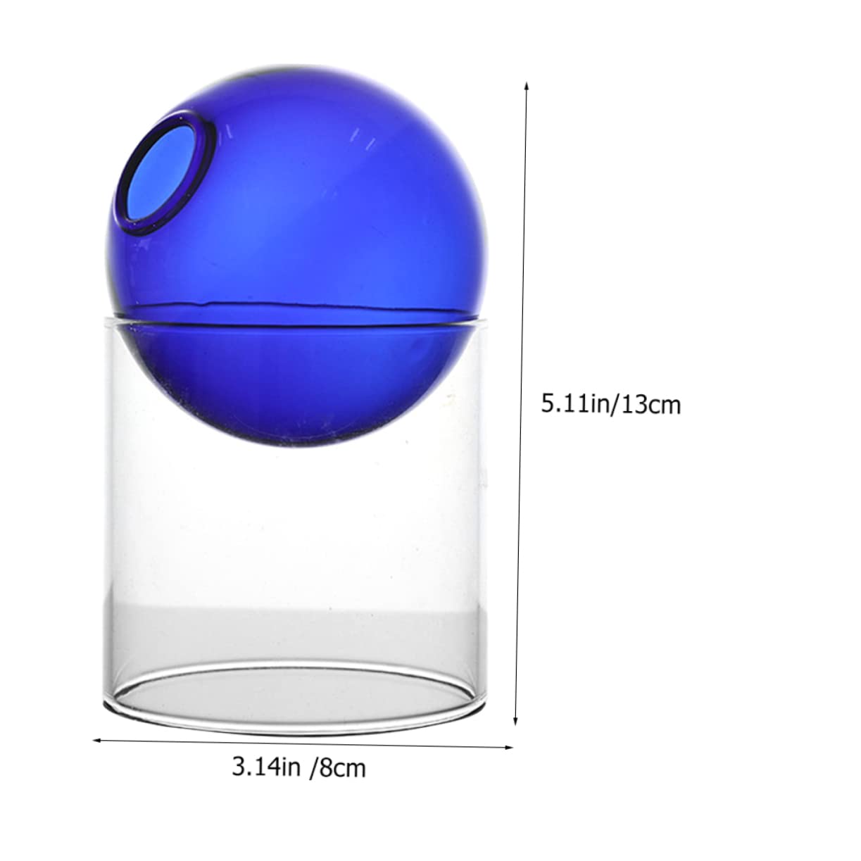 LIFKICH Hydroponic Glass Plant Terrarium Creative Flower Vase Home Decor Centerpiece Vase for Flowers