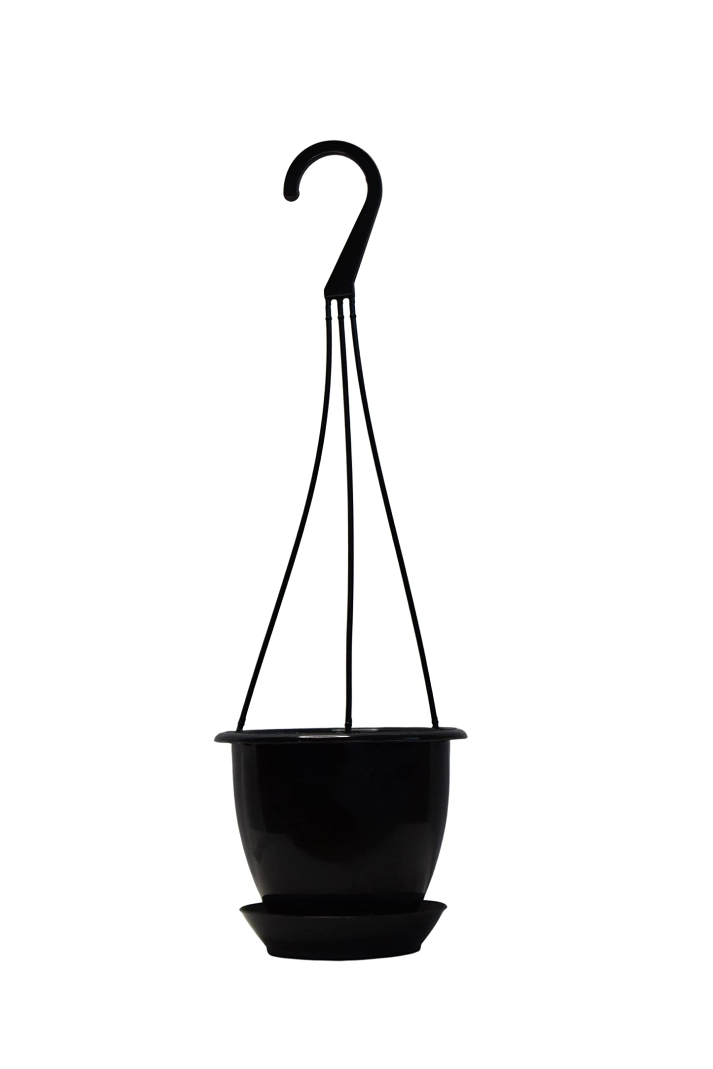 Dogwood Farm Market 4.5inch Mini Black Plastic Hanging Basket by Koba (10)