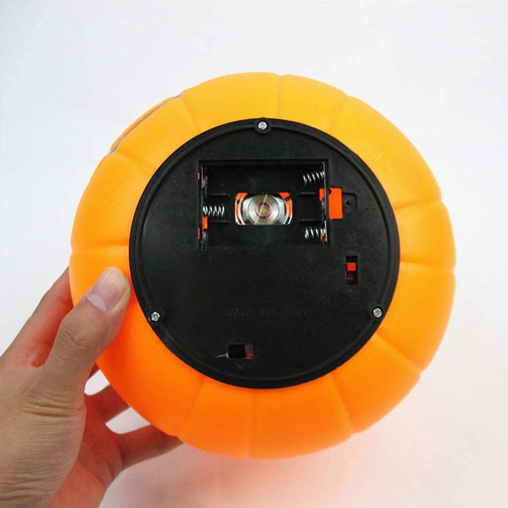 Halloween Pumpkin Bucket LED Trick or Treat Pumpkin Candy Holder Pumpkin Jack O Lantern Candy Bucket for Party Favors