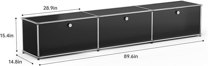 Modern Storage Cabinet Sideboard Versatile Free-Standing Organizer Cabinets