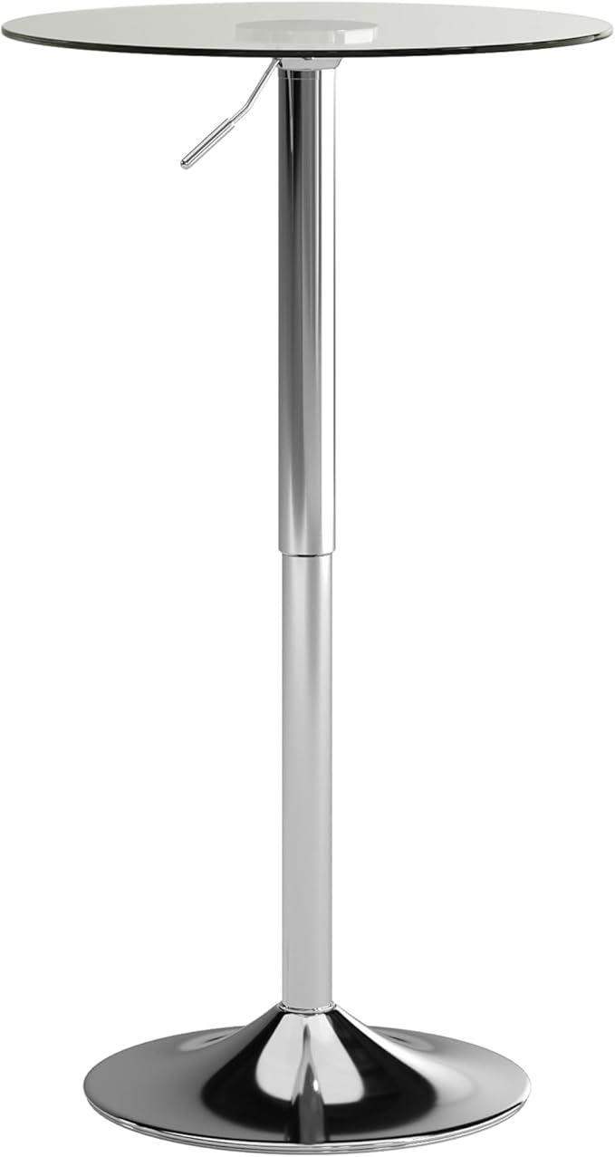 Flash Furniture Chad 23.5'' Round Glass Cocktail Table
