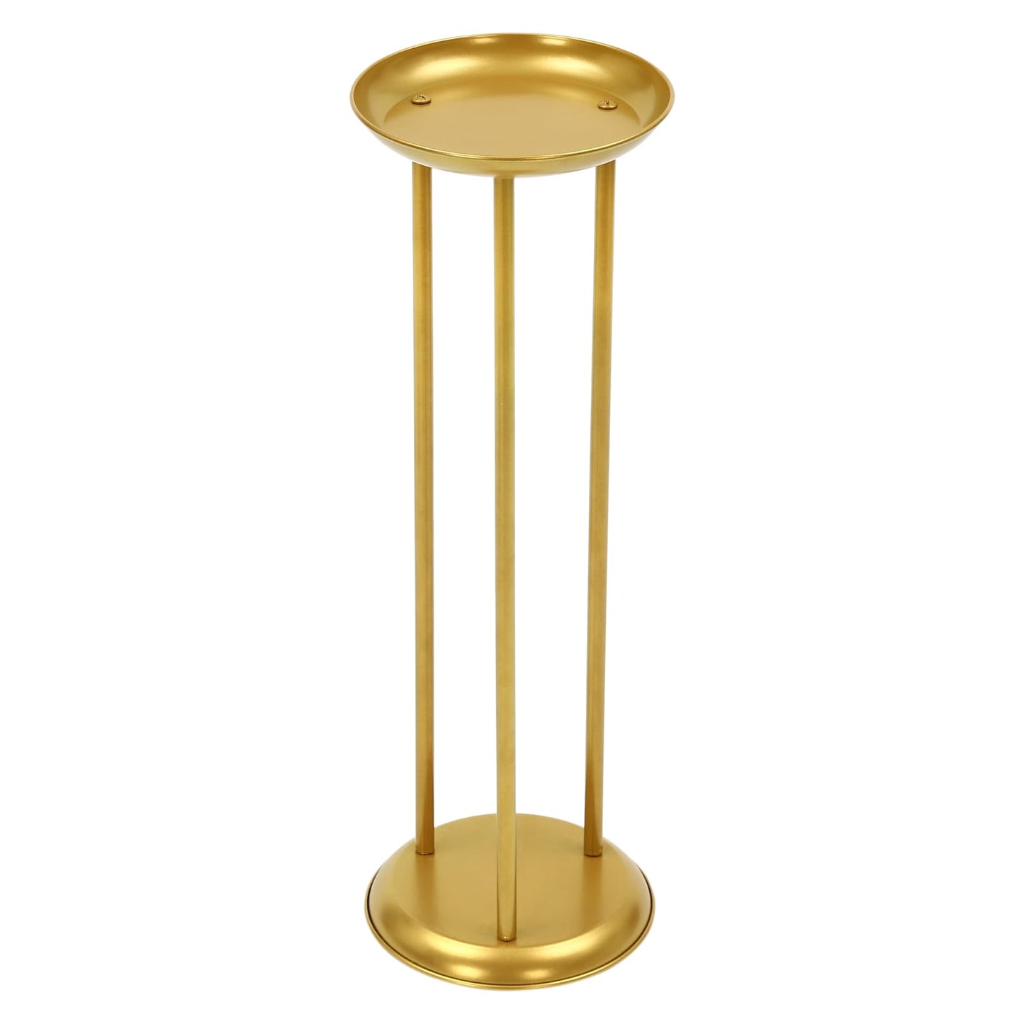 JINHZIXIU 6 Pcs Flower Display Stand 23.6in Column Flower Stand Gold Road Lead Centerpiece Vase Decorative 60cm Metal Flower Floor Vase Flower Holder for Wedding Home Party Centerpiece