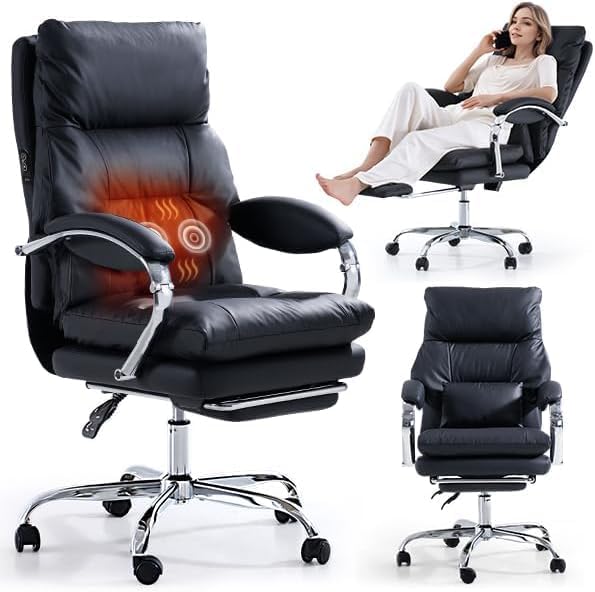 LEAGOO Heated Massage Office Chairs