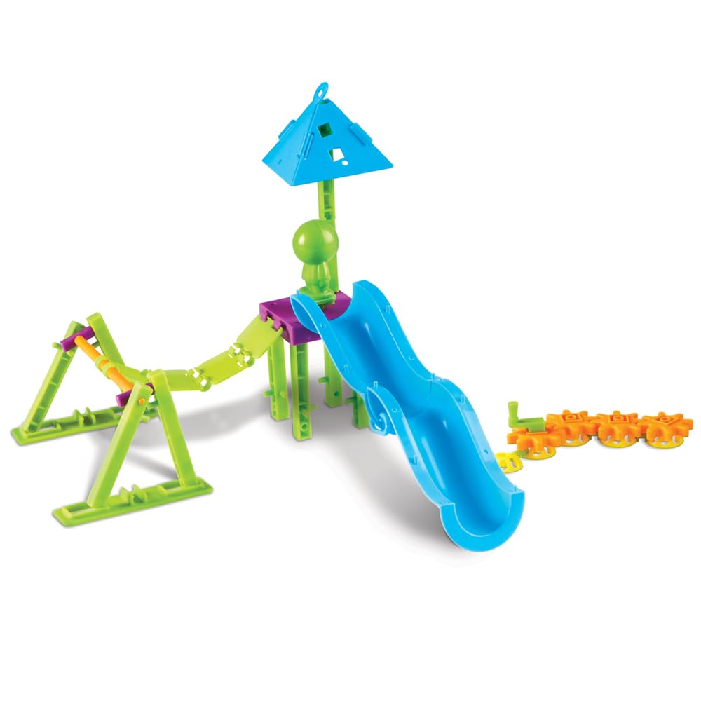 Learning Resources Playground Engineering & Design Building Set - Building Toys for kids Ages 4-8, Toddler STEM Toys, Classroom STEM Activities, Engineering for Kids, Creative Construction Toy