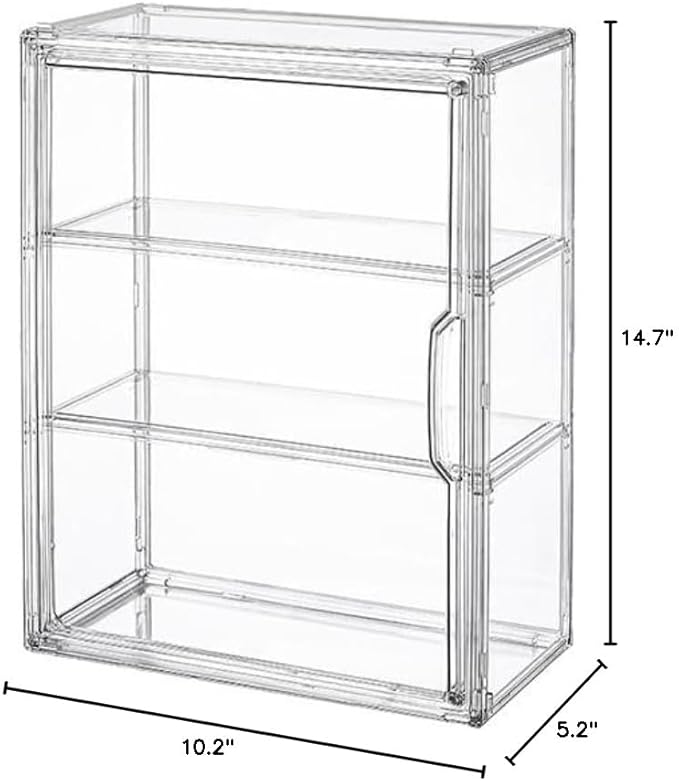 BOHOIDEE 3 Tiers Clear Display Case