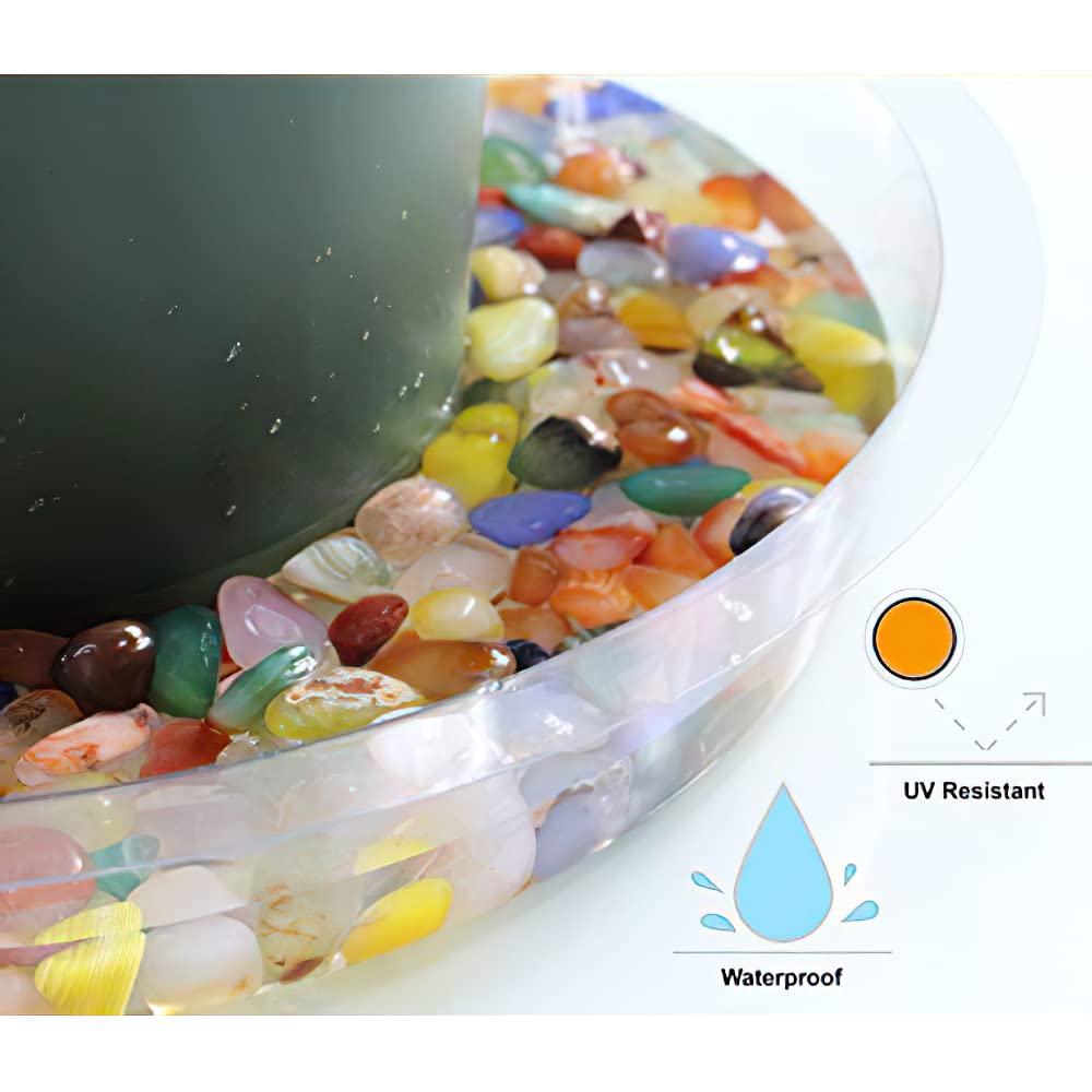 Kingrol 40 Pack Plant Saucers for Pots, 4 Sizes Plant Drip Trays (6/8/10/12 Inch), Lightweight Flexible PET Plant Pot Saucer for Indoor Outdoor Plants, Clear Flower Pot Tray