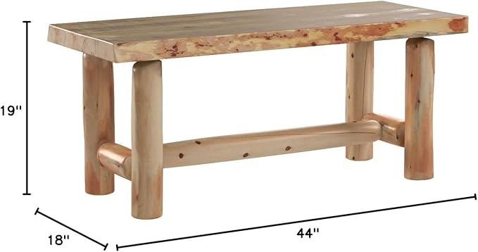 Live Edge Log Rustic Coffee Table