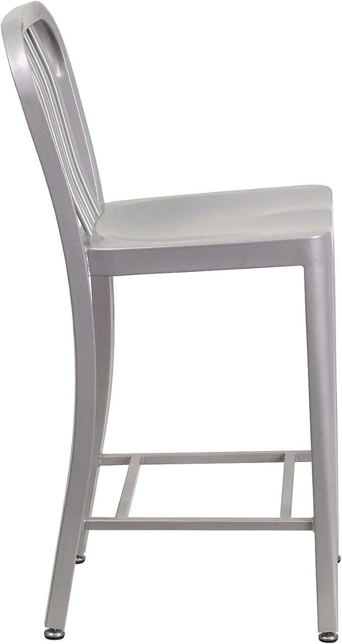 Flash Furniture 24" Commercial Grade Metal Counter Height Stool