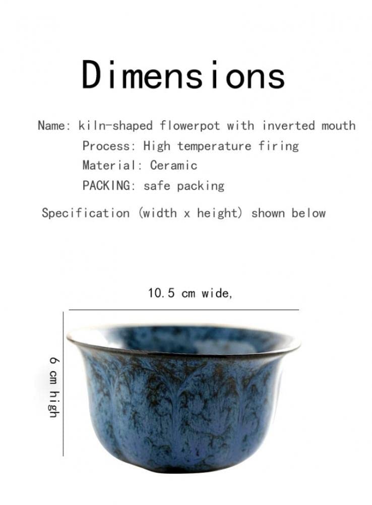 Ceramic Succulent Planter Pot with Drainage Planting Pot Flower Pots Small Planter Pots Flowing Glaze Base Serial Set with Holes