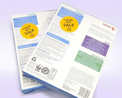 Pack of 25 Sheets, 8-1/2 x 11" Fluorescent Labels for Laser & Inkjet Printer (Orange Fluorescent, 2-1/2" Round - 12 per Page, 300 Labels)
