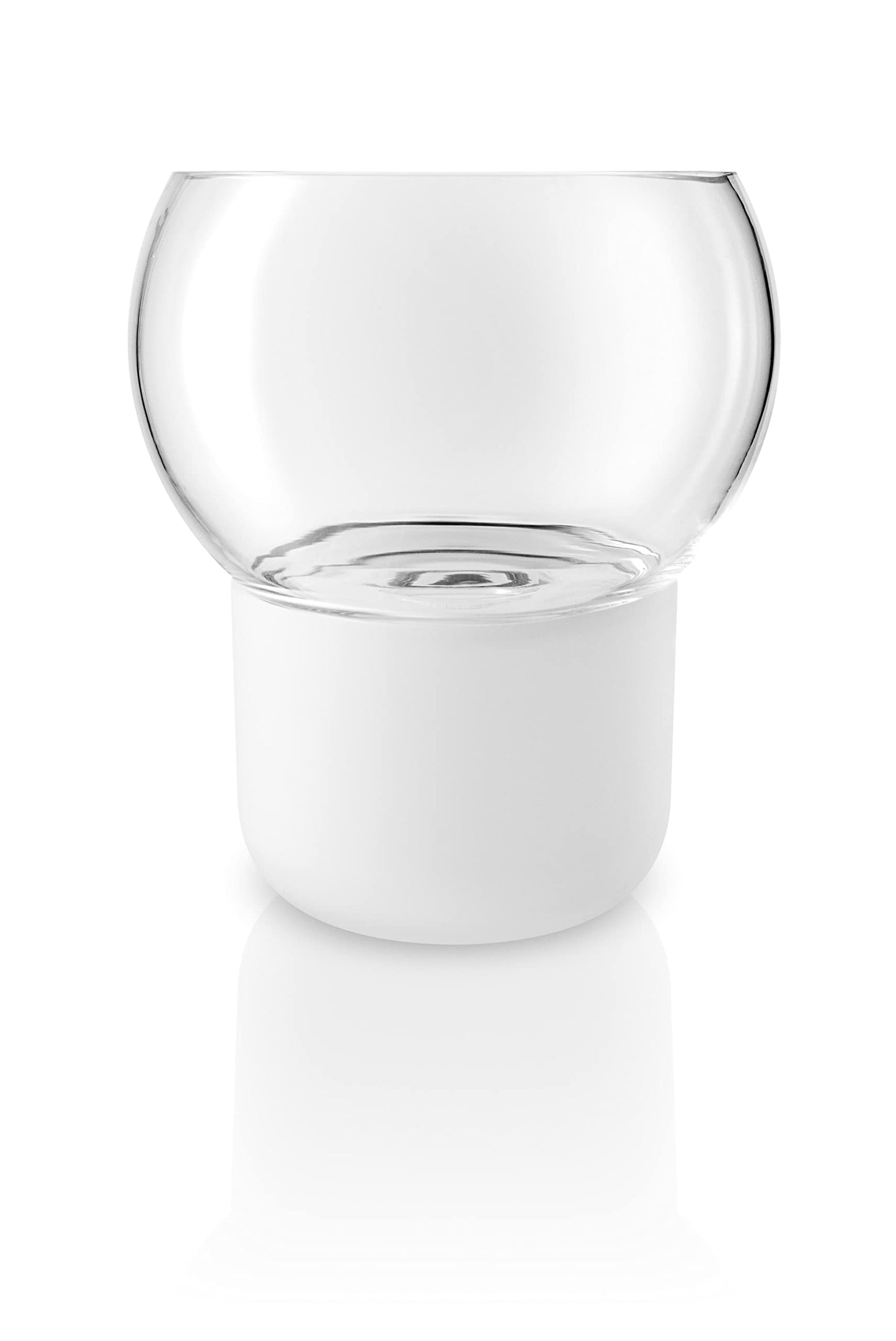 Eva Solo | Orchid Pot | Ø15cm Self-Watering Orchid Pot | Keeps Indoor House Plants, Flowers, Herbs & Vegetables Watered & Healthy | Danish Design, Functionality & Quality | Frosted Glass